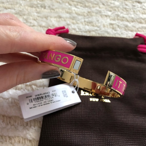 NWT Kate Spade “It Takes Two” idiom bangle - Picture 5 of 6